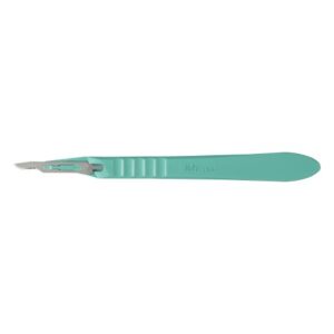 Scalpel Miltex No. 15 Stainless Steel / Plastic Classic Grip Handle Sterile Disposable