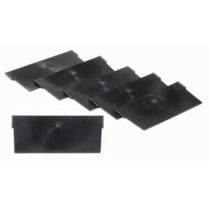 Bin Width Divider Akro-Mils 10 Inch Black Polypropylene