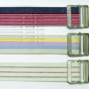 Gait Belt SkiL-Care 60 Inch Length Pastel Stripe Cotton