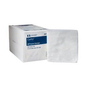 Nonwoven Sponge Curity 4 X 4 Inch 3-Ply NonSterile 200 per Pack