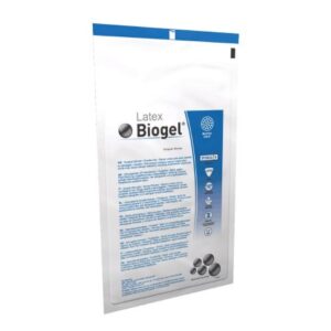 Surgical Glove Biogel M Size 6 Sterile Latex Standard Cuff Length Micro-Textured Straw Not Chemo Approved
