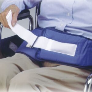 Wheelchair Safety Belt Skil-Care One Size Fits Most Hook and Loop Closure 2-Strap