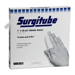 Tubular Retainer Dressing Surgitube Cotton 1 Inch X 50 Yard Size 2 White Large Finger / Toe NonSterile