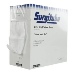 Tubular Retainer Dressing Surgitube Cotton 2-5/8 Inch X 50 Yard Size 4 White Arm / Lower Leg NonSterile