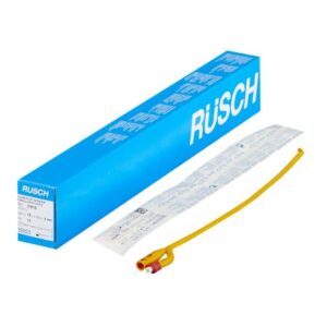 Foley Catheter Rusch PureGold 2-Way Coude Tip 5 cc Balloon 18 Fr. PTFE (Teflon) Coated Latex