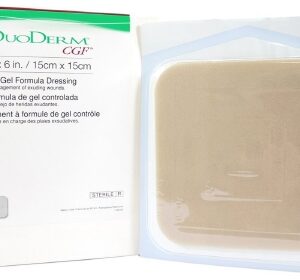Hydrocolloid Dressing DuoDERM CGF Border Foam Backing 4 X 5 Inch Triangle Hydrocolloid