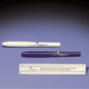 Skin Marker with Ruler DeRoyal Gentian Violet Ink Sterile Full Size Regular Tip