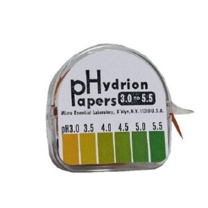 pH Paper in Dispenser Hydrion 3.0 to 5.5