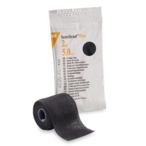Cast Tape 3M Scotchcast Plus 2 Inch X 12 Foot Fiberglass / Resin Black