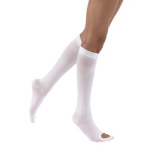 Anti-embolism Stocking JOBST Anti-embolism/GPT Knee High Medium / Regular White Inspection Toe