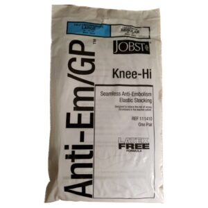Anti-embolism Stocking JOBST Anti-embolism/GPT Knee High Large / Regular White Inspection Toe