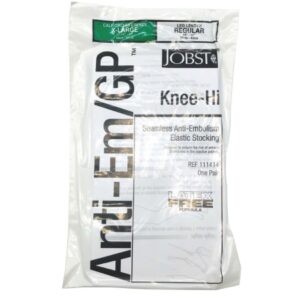 Anti-embolism Stocking JOBST Anti-embolism/GPT Knee High X-Large / Regular White Inspection Toe