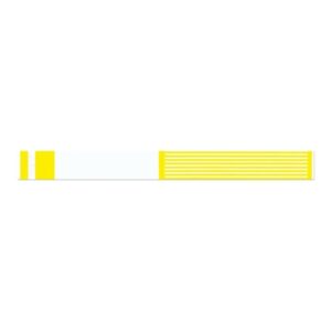 Identification Wristband Short Stay Write On Band Adhesive Closure Without Legend