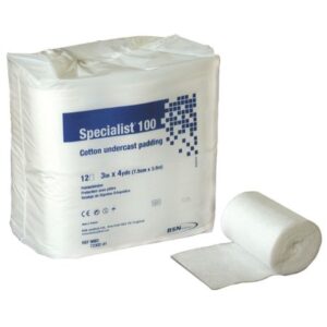 Cast Padding Undercast Specialist 100 3 Inch X 4 Yard Cotton NonSterile
