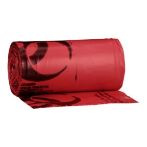 Biohazard Waste Bag McKesson Biohazard Symbol / Infectious Waste 7 to 10 gal. Red 24 X 24 Inch