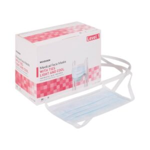 Surgical Mask McKesson ASTM Level 1 Tie Closure One Size Fits Most