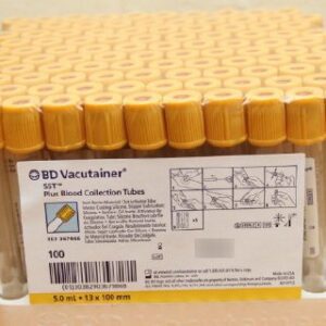 BD Vacutainer Plus Venous Blood Collection Tube Clot Activator / Separator Gel Additive 5 mL BD Hemogard Closure Plastic Tube
