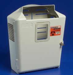 Sharps Container Cabinet / Wall Enclosure In-Room Plastic Wall Mount Locking