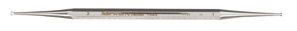 Excavator Curette Miltex 5-1/2 Inch Length Double-ended Solid Octagon Handle 1.5 mm Tip / 2 mm Tip Straight Fenestrated Round Cup Tip