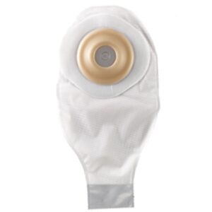 Colostomy Pouch ActiveLife One-Piece System 12 Inch Length Flat, Pre-Cut 1-1/4 Inch Stoma Drainable