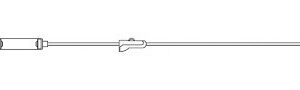 Cysto-Bladder Irrigation Set 55 mL 0.241 Inch OD 77 Inch 1 Lead Plastic