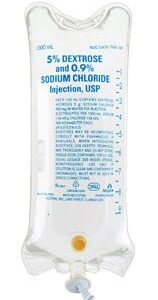 Dextrose / Sodium Chloride, Preservative Free 5% – 0.9% IV Solution 1,000 mL