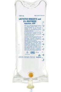 Dextrose / Lactated Ringer’s Solution 5% IV Solution 1,000 mL