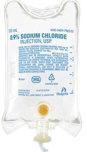Sodium Chloride, Preservative Free 0.9% IV Solution 500 mL