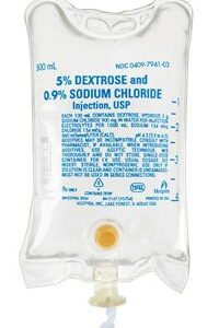 Dextrose / Sodium Chloride, Preservative Free 5% – 0.9% IV Solution 500 mL