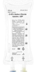 Sodium Chloride, Preservative Free 0.45% IV Solution 500 mL
