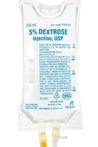 Dextrose / Water, Preservative Free 5% IV Solution 250 mL