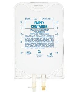 Medication Delivery Bag (empty) LifeCare 500 mL