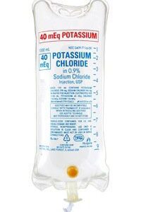 Potassium Chloride / Sodium Chloride 0.9% 40 mEq / 1,000 mL IV Solution 1,000 mL