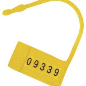 Safety Control Seal Omnimed Snap Lock Yellow Plastic 7/8 W X 1-1/4 L Inch