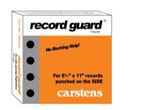 Side Hole Punch Record Guard