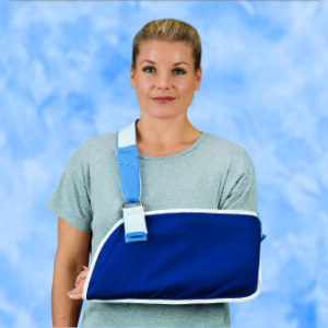 Arm Sling with Padded Strap DeRoyal O-Ring / Hook and Loop Strap Closure Small