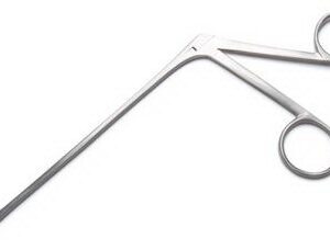 Alligator Forceps Grafco Hartmann 5-1/4 Inch Length Floor / Office Grade Pakistani Stainless Steel NonSterile NonLocking Finger Ring Handle Straight Serrated Tips