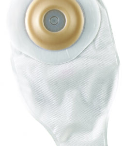 Colostomy Pouch ActiveLife One-Piece System 12 Inch Length Flat, Pre-Cut 1-3/4 Inch Stoma Drainable
