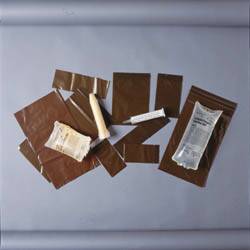 Reclosable Bag 3 X 5 Inch Plastic Clear / White Block Zipper Closure
