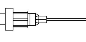 Backcheck Valve with Needle Admixture Accessories 17 Gauge