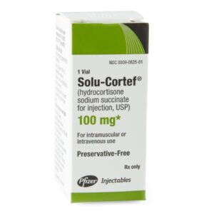 Solu-Cortef Hydrocortisone Sodium Succinate, Preservative Free 100 mg / 2 mL Injection 2 mL