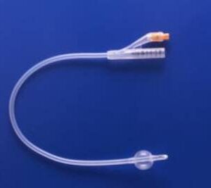 Foley Catheter Rusch 2-Way Standard Tip 5 cc Balloon 22 Fr. Silicone