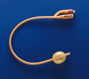 Foley Catheter Rusch Gold 2-Way Standard Tip 30 cc Balloon 20 Fr. Silicone Coated Latex