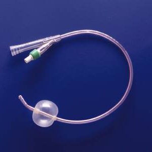 Foley Catheter Soft Simplastic 2-Way Coude Tip 30 cc Balloon 16 Fr. PVC