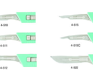 Scalpel Miltex No. 12 Stainless Steel / Plastic Classic Grip Handle Sterile Disposable