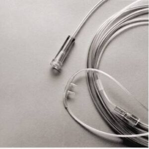 Nasal Cannula Salter-Style Pediatric Curved Prong / NonFlared Tip 7 Foot O2 Line