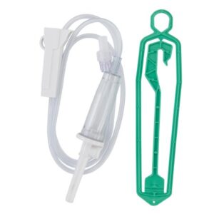 Secondary IV Administration Set BBraun Gravity Without Ports 15 Drops / mL Drip Rate Without Filter 40 Inch Tubing Solution