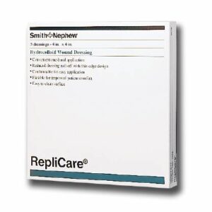 Hydrocolloid Dressing Replicare Film Backing 6 X 6 Inch Square Hydrocolloid / Film