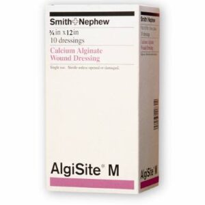Alginate Dressing AlgiSite M 3/4 X 12 Inch Rectangle