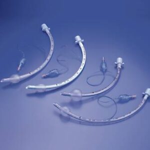 Cuffed Endotracheal Tube Portex 330 mm Length Curved 8.0 mm Adult Murphy Eye
